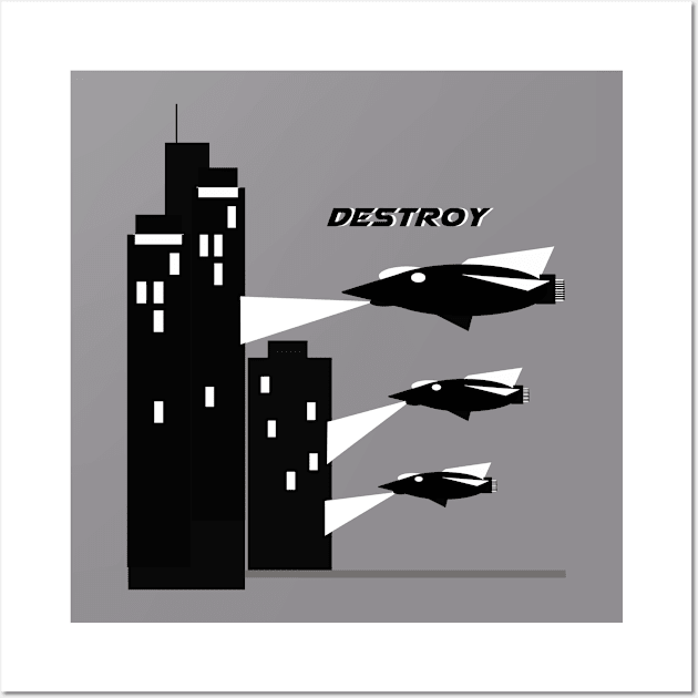 Destroy Wall Art by david93950